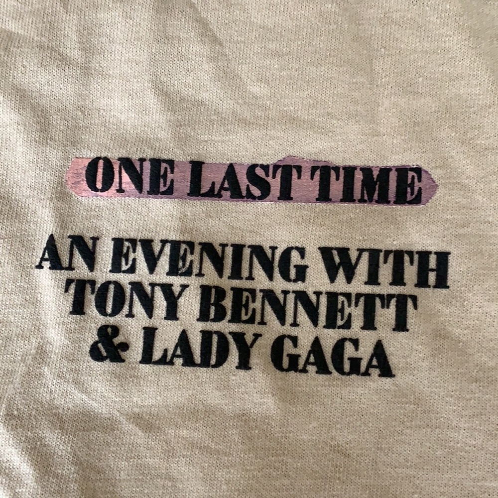 Tony Bennett Lady Gaga concert Merch - radio city.